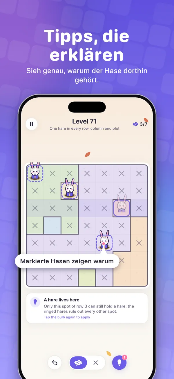 Burrowdoku, Screenshot 2