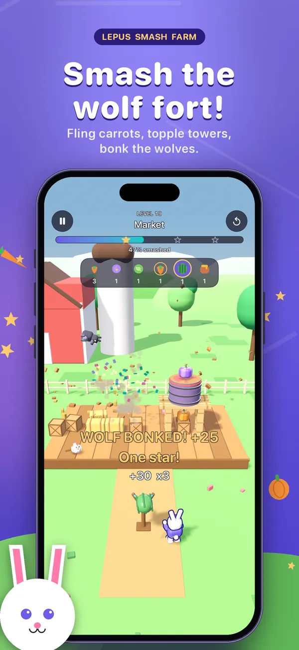 Lepus Smash Farm, screenshot 1